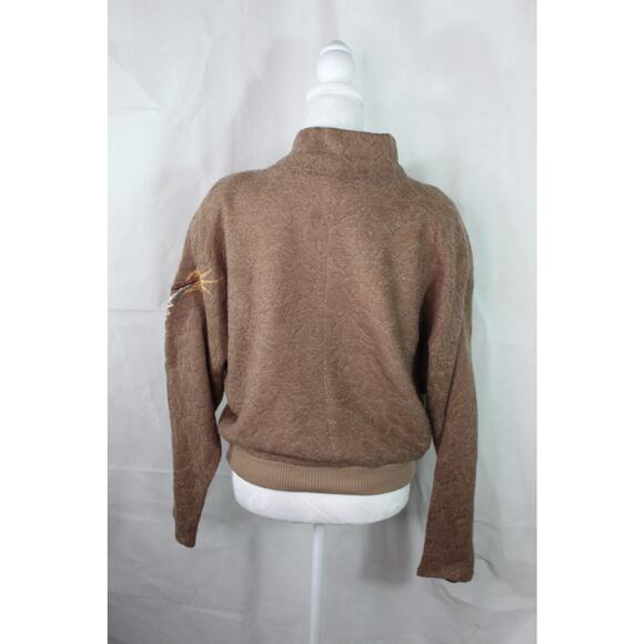 Vintage Kirin Creations Batwing Sweater Embroidered Chinese Dragon Rhinestone M - Picture 6 of 15